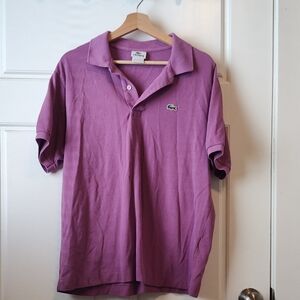 Lacoste Men's Purple Polo Shirt